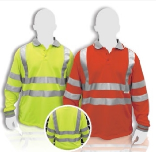 CAMISA FLUORESCENTE CON CINTA REFLECTIVA 3M